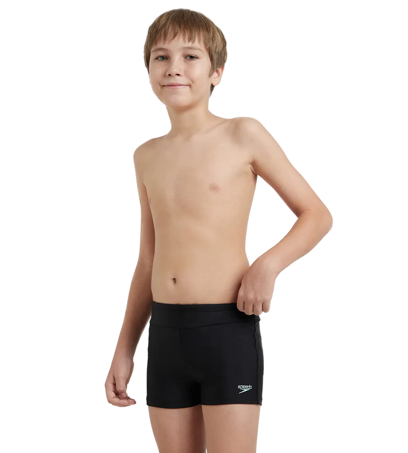 Speedo Boy's Endurance10 Essential Houston Aqushort - Black & Arctic Glass