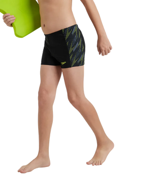 Speedo Boy's Endurance 10 Hyperboom Panel Print Aquashort