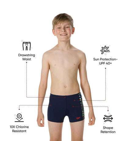Speedo Boy's Endurance Allover Panel Aquashort