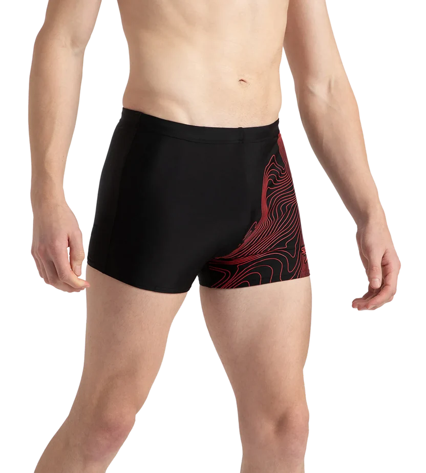 Speedo Men's Endurance10 Tide Print Sports Gala Logo Aquashort