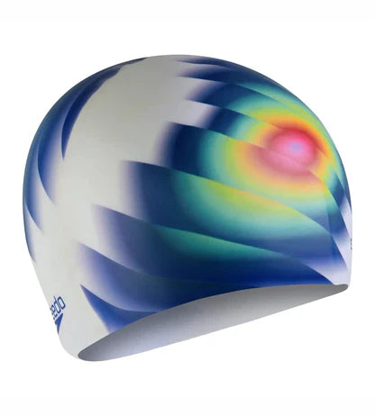 Speedo Unisex Digital Printed Swim Cap For Men and Women