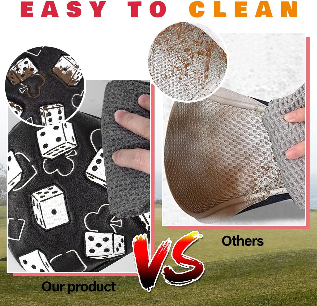 GolfBasic Lucky 777 Golf Headcover Set