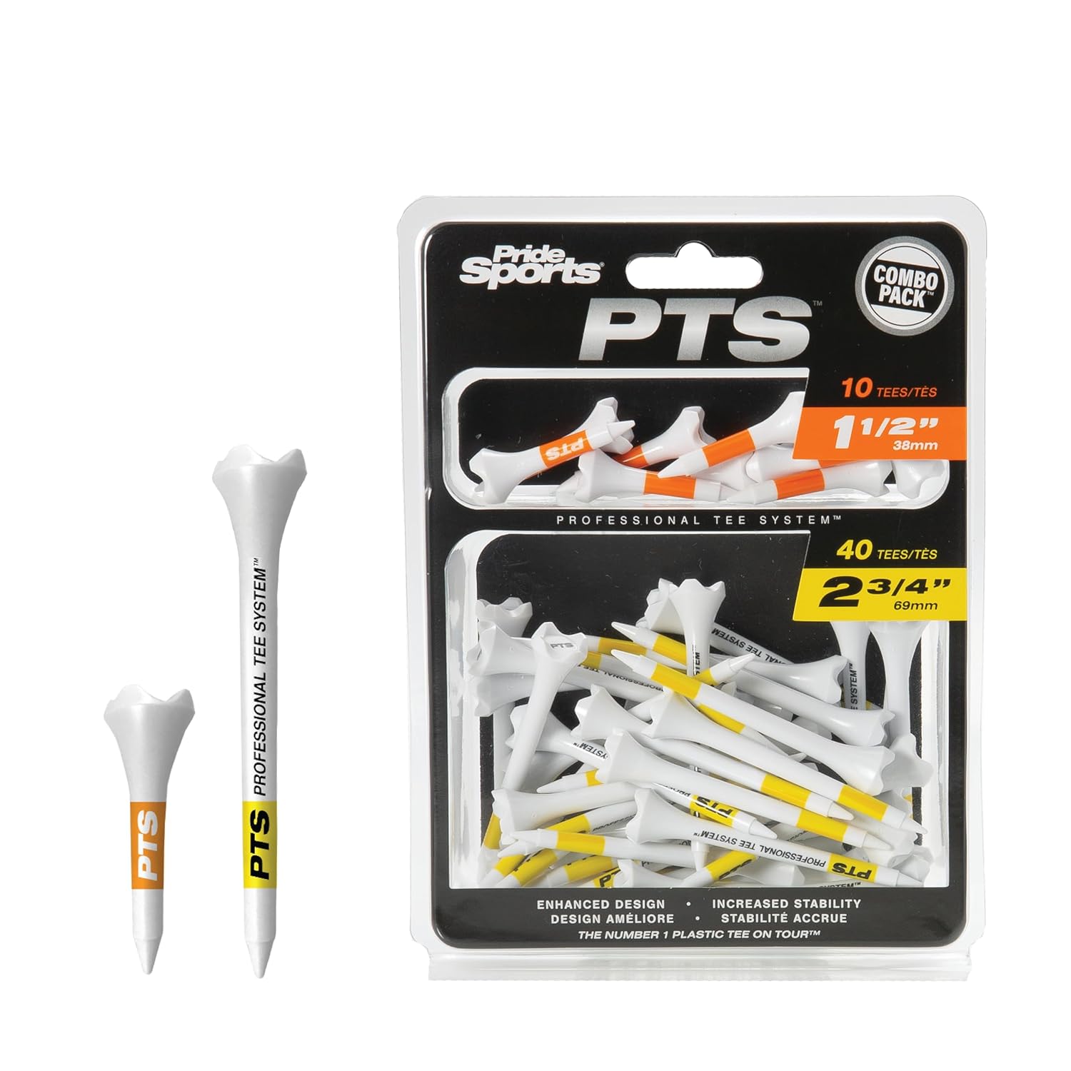 Pride Sports Professional Tee System® (PTS) Golf Tee