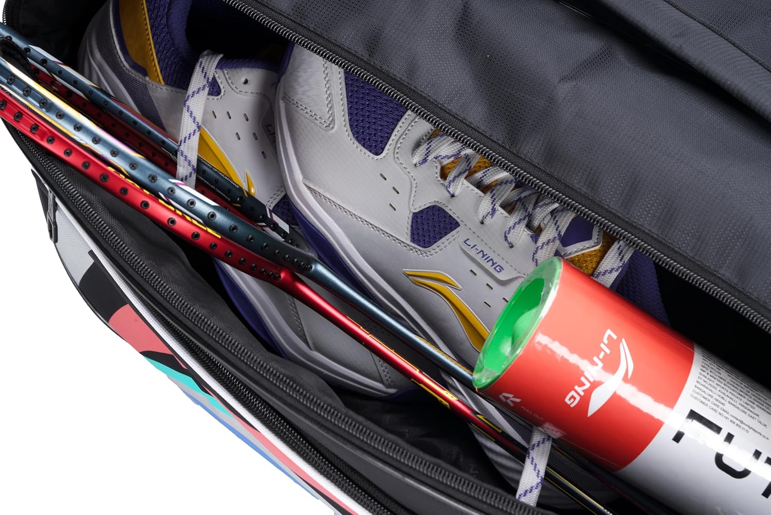 Li-Ning Panther Double Zipper Polyester Badminton Kit Bag
