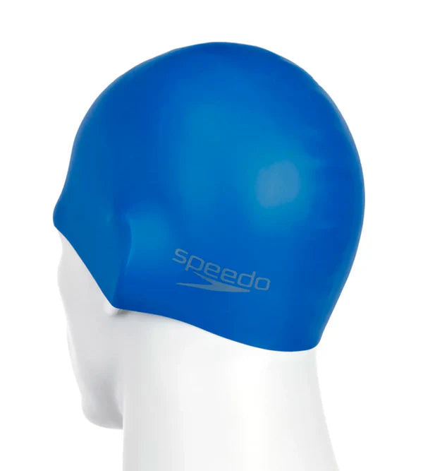 Speedo Unisex Plain Moulded Silicone Swim Cap