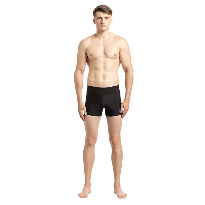 Speedo Mens Essential Houston Aquashort - Black & Beautiful Blue