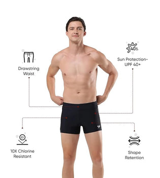 Speedo Men's Endurance10 Essential Houston Aquashort Swimming Trunks