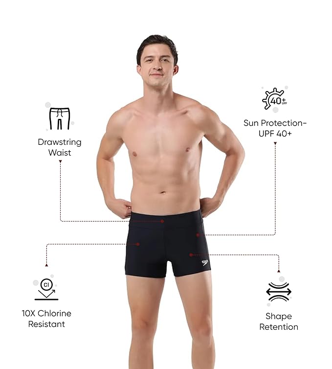 Speedo Men's Endurance10 Essential Houston Aquashort Swimming Trunks