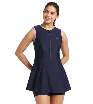 Speedo Women's Endurance Closedback Swimdress With Boyleg