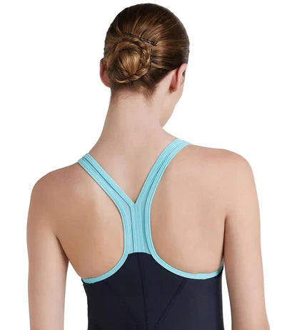Speedo Women's Endurance 10 Essential Panel Racerback Legsuit Swimwear