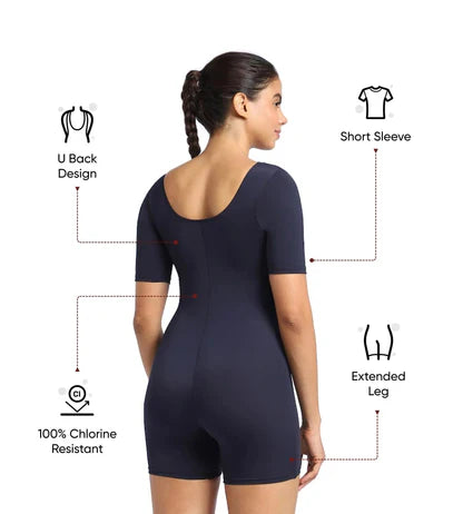 Speedo Women's Endurance+ Myrtle Legsuit Swimwear