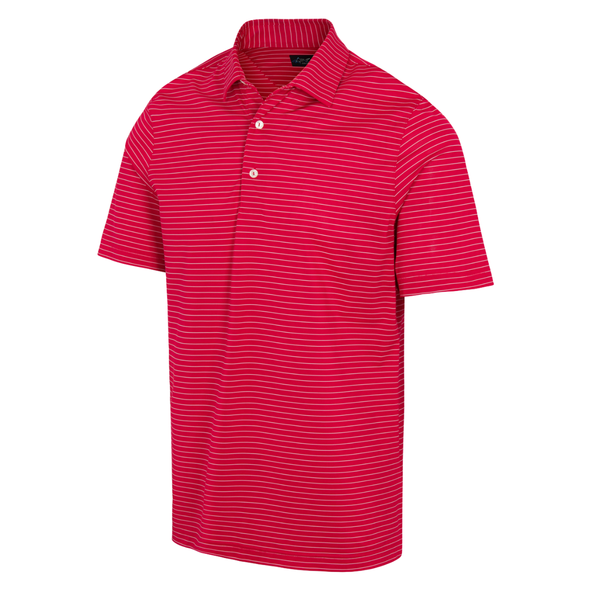 Greg Norman Freedom Micro Pique Feeder Stripe Polo  (US Size)