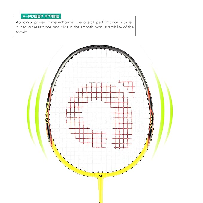 Apacs G-Fire 300 Strung Badminton Racquet -Yellow