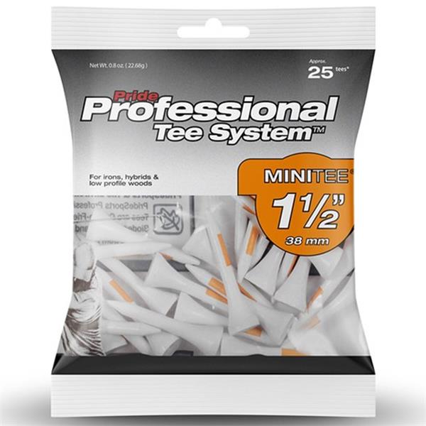 Pride Professional Tee System Wooden Tees - 25 pcs pack