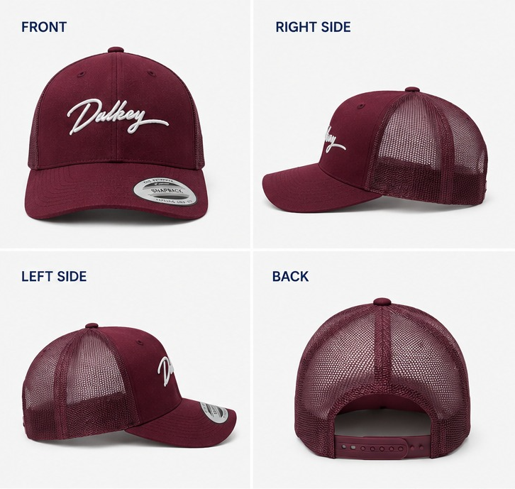 Dalkey Retro Trucker Snapback Cap