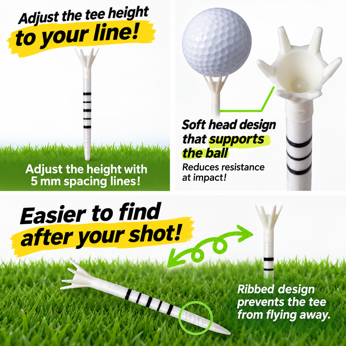 Daiya Golf Tomahawk Tee Line & Short 
