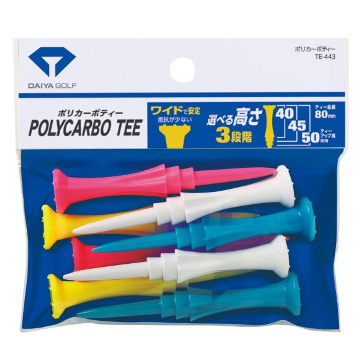 Daiya Polycarbo Golf Tees 
