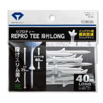 Daiya Repro Golf Tees Stepped Long