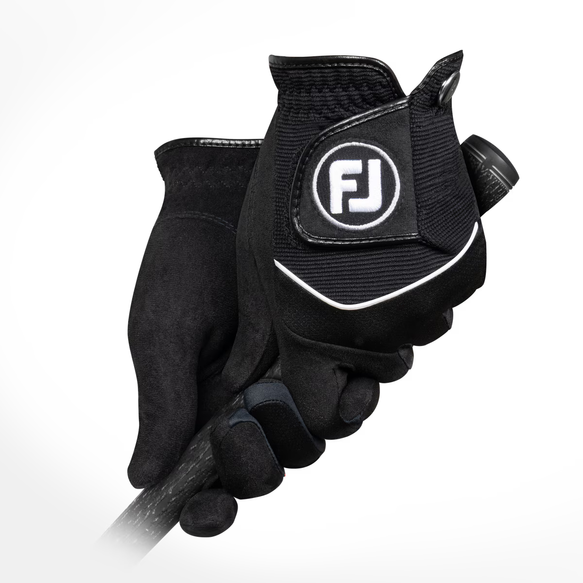FootJoy Men’s Rain Grip Golf Glove  - Left Hand - Black/Assorted