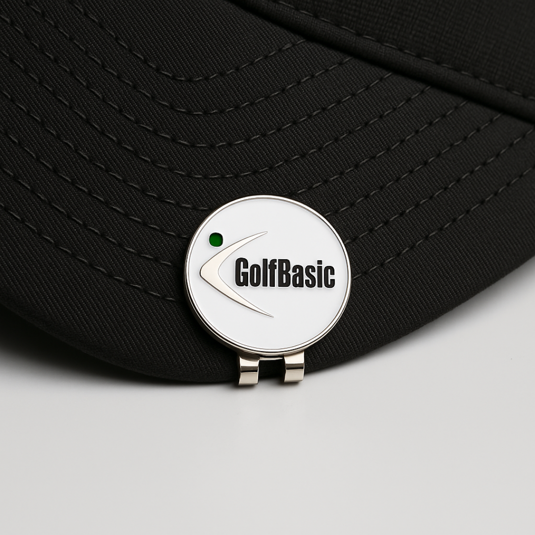 Golfbasic logo Magnetic Marker & Hat Clip