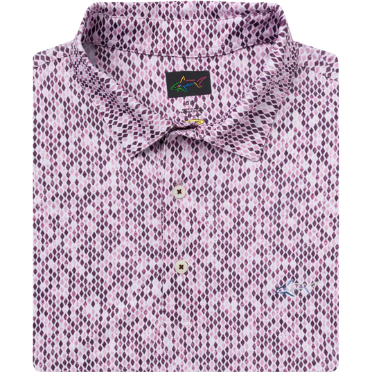 Greg Norman Men’s Droplets Golf Polo T-Shirt