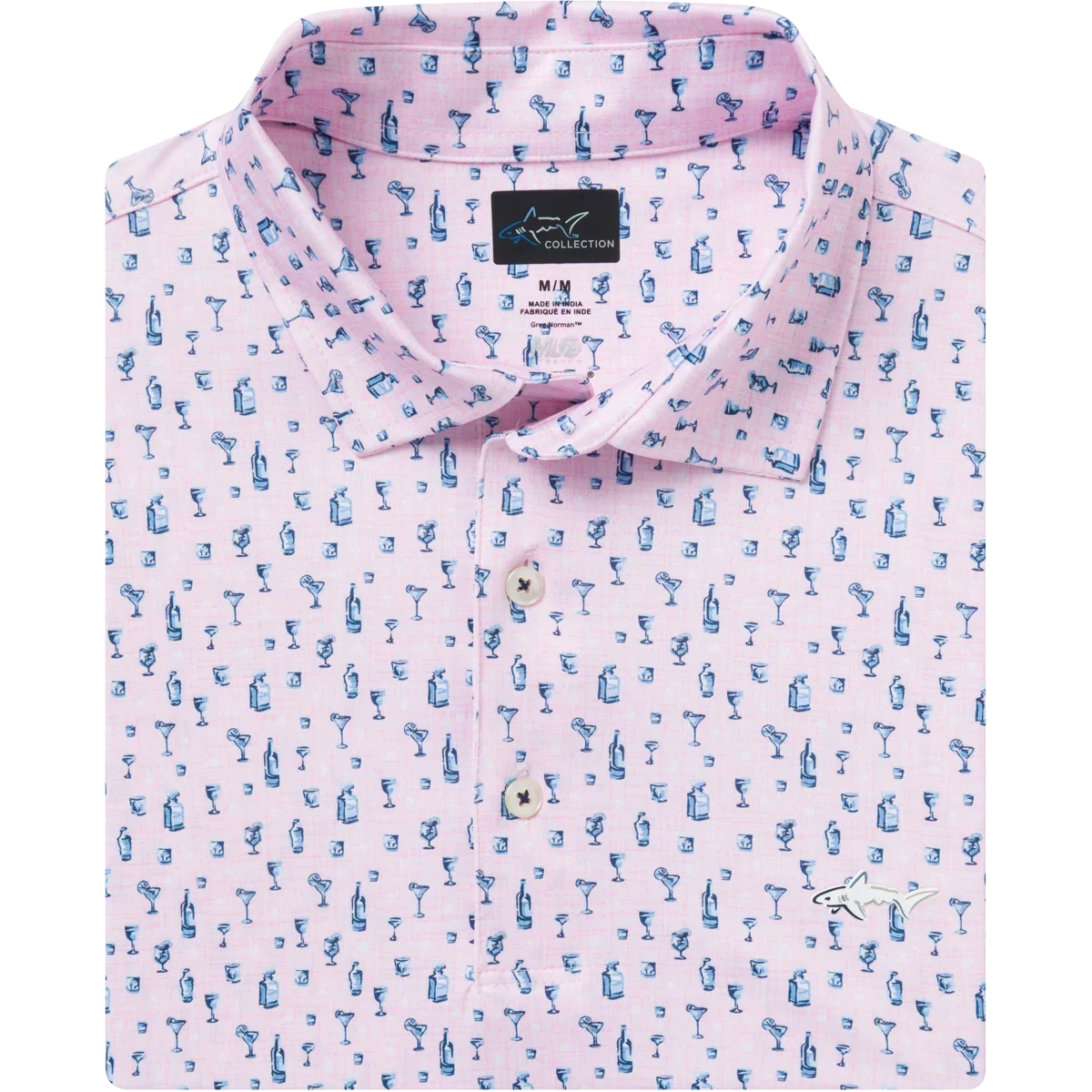 Greg Norman Men's ML75 Aloha Hour Polo Tshirt (US Size)