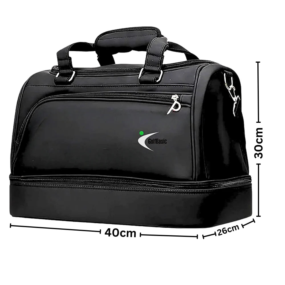 GolfBasic Premium  Originals Leather 2 Tier Bag