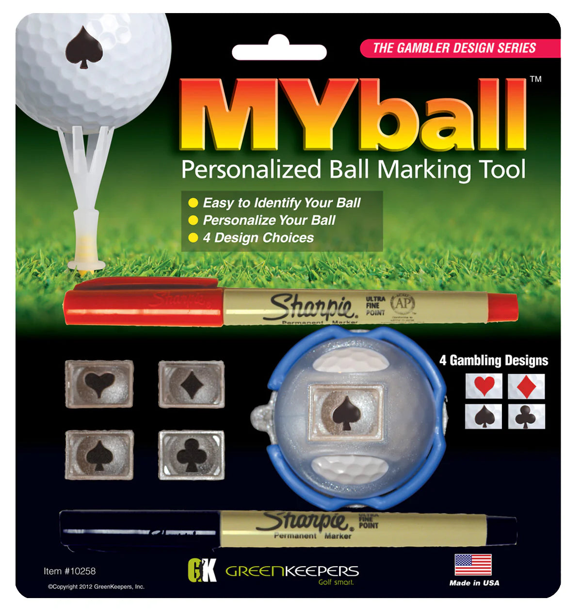 Greenkeepers Canadian Series My Ball Personalized Ball Marking Tool