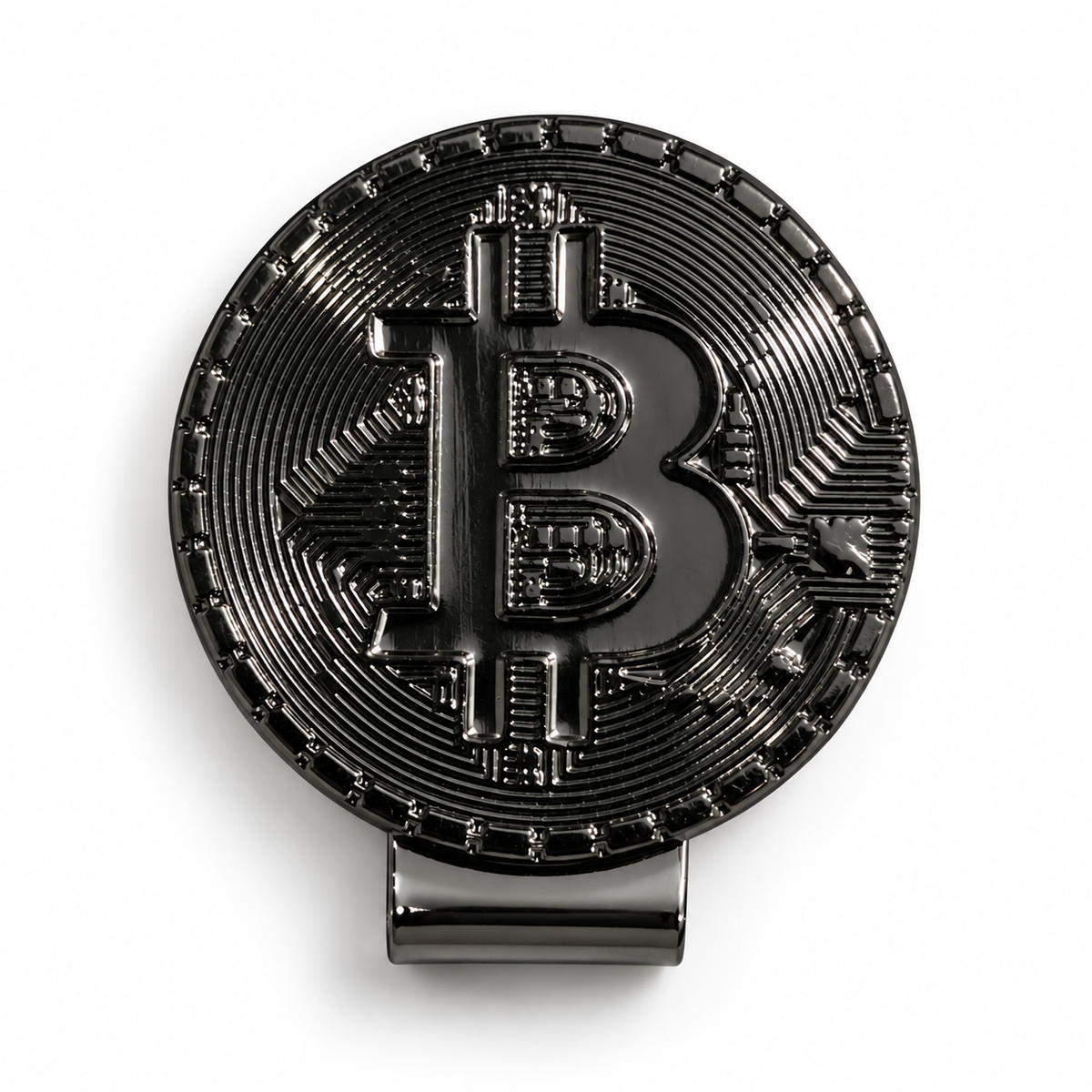 GolfBasic Bitcoin Premium Marker & Magnetic Cap Clip