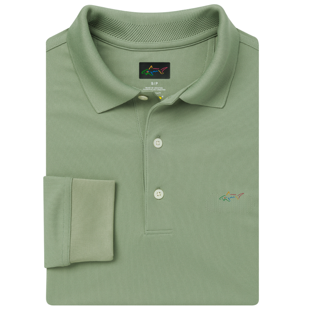 Greg Norman Long Sleeve Polo T-Shirt (US Size)
