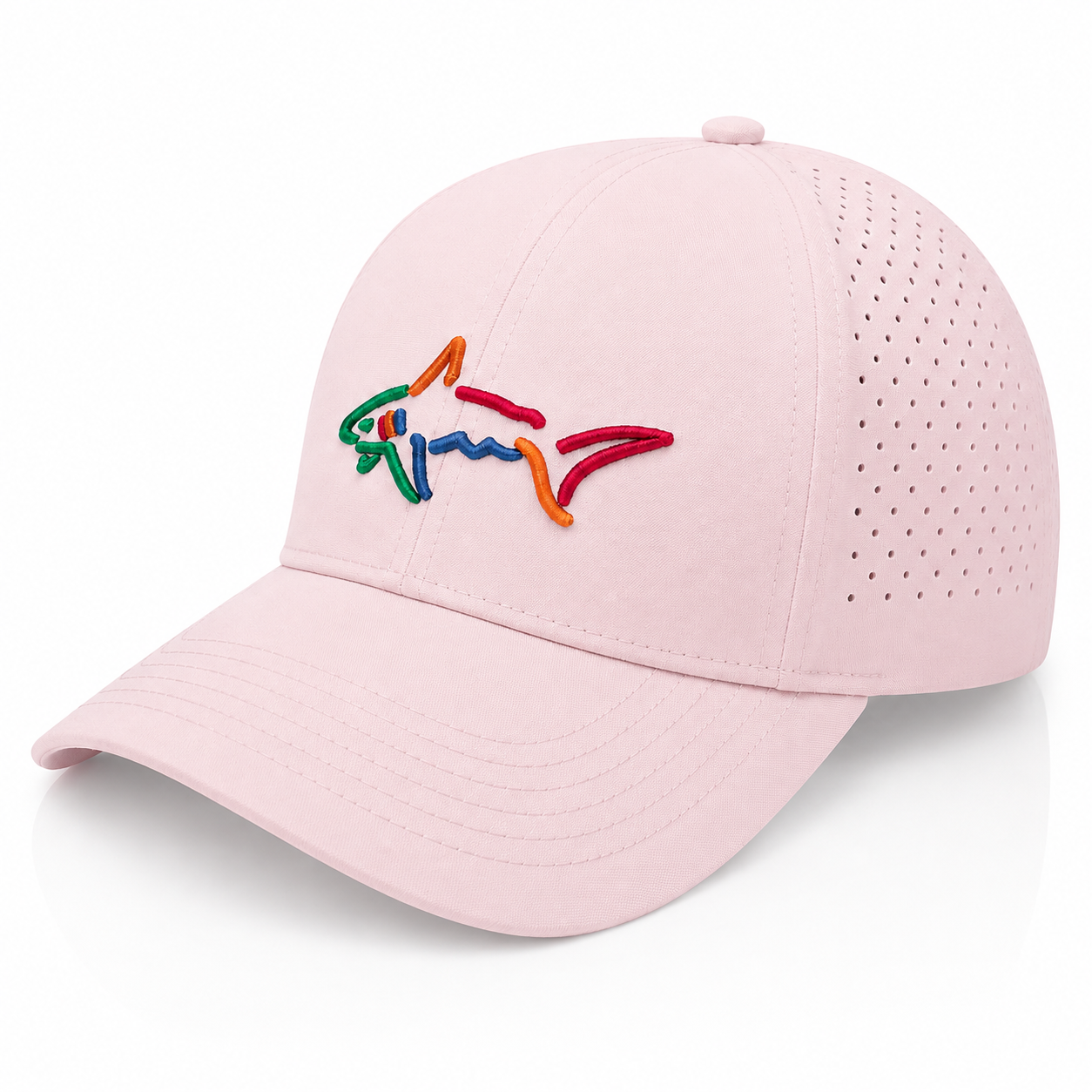 Greg Norman Performance Mesh Golf Cap pink