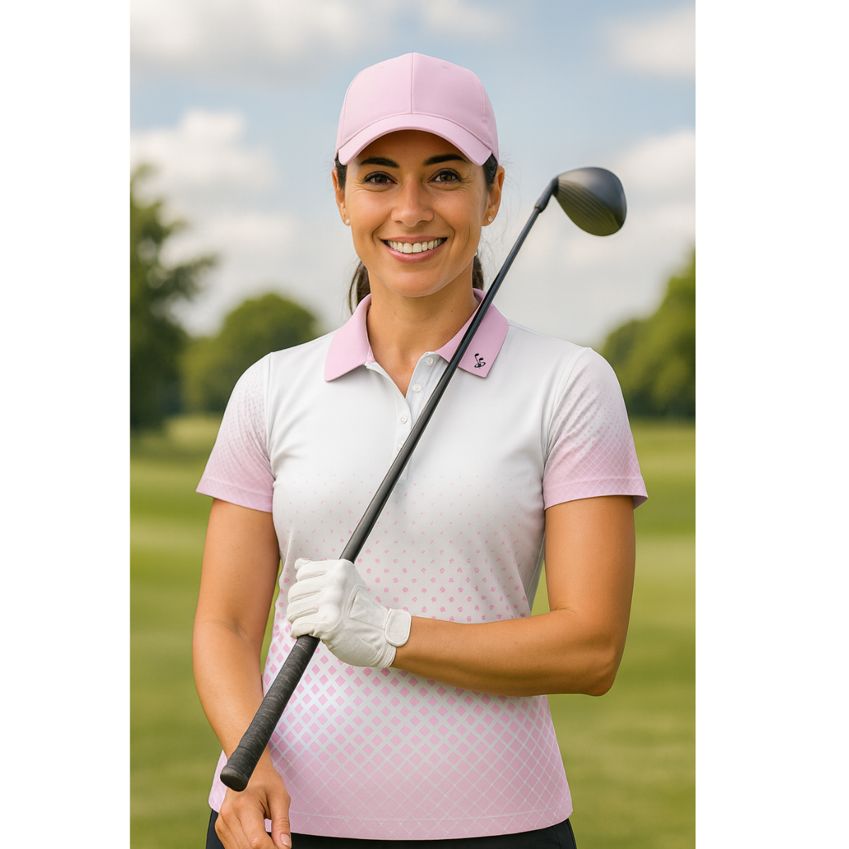 Firstcut  Women's Chequer Golf Polo T-Shirt (Indian Size)