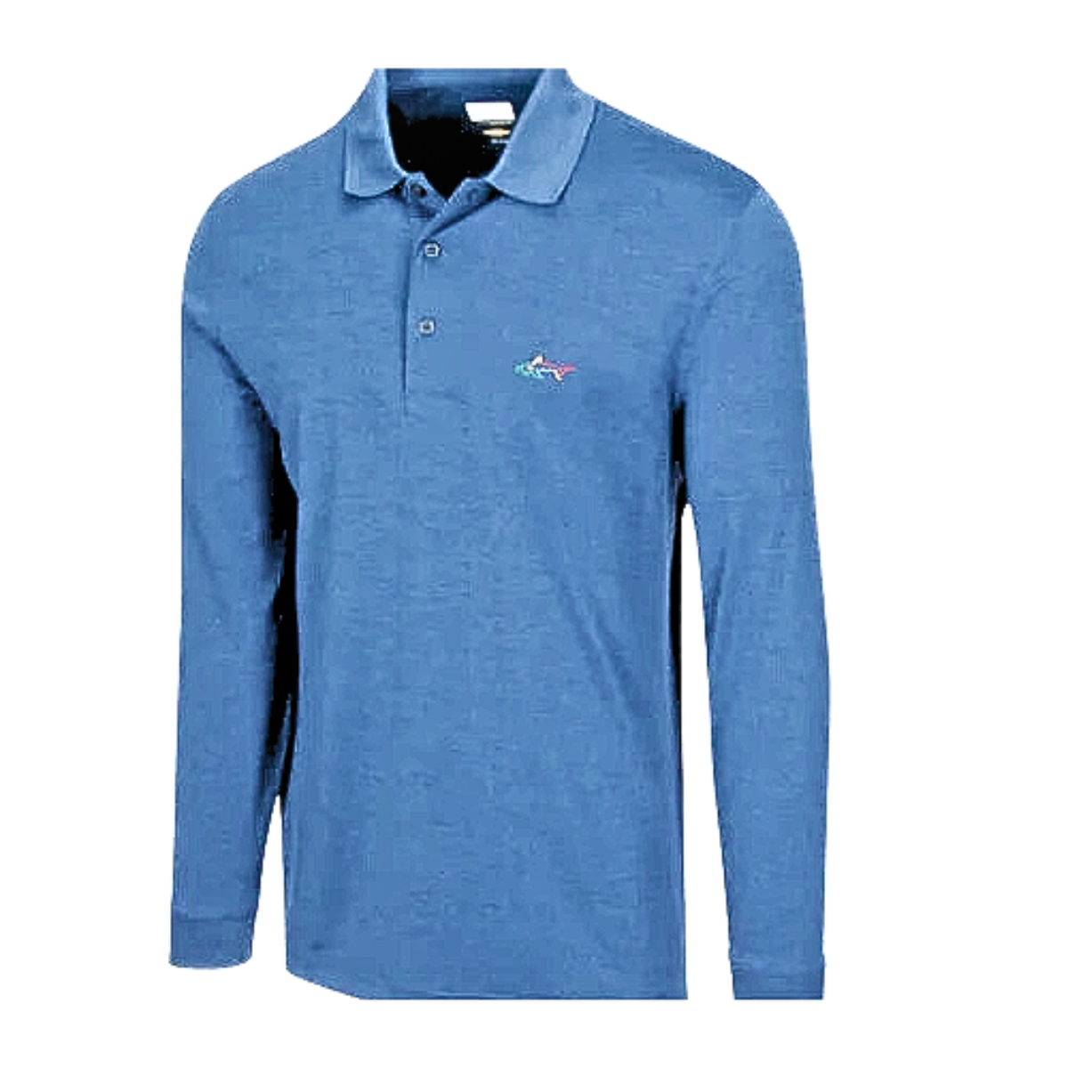 Greg Norman Long Sleeve Space Dye Tshirt  (US Size)