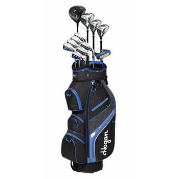 Hogan Golf FW-817 Men Right Graphite Golf Clubs Set With Cart bag 12 CLUBS + BAG