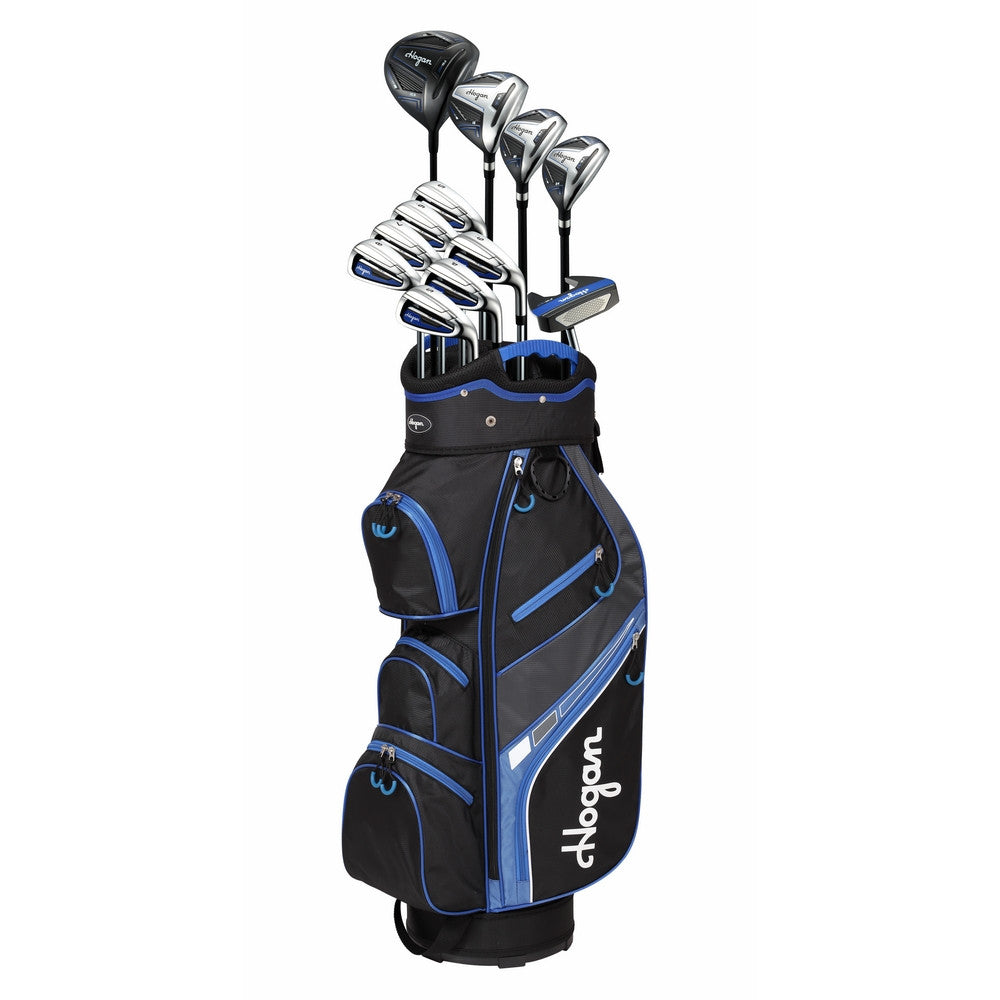Hogan Golf FW-817 Men Right Graphite Golf Clubs Set With Cart bag 12 CLUBS + BAG