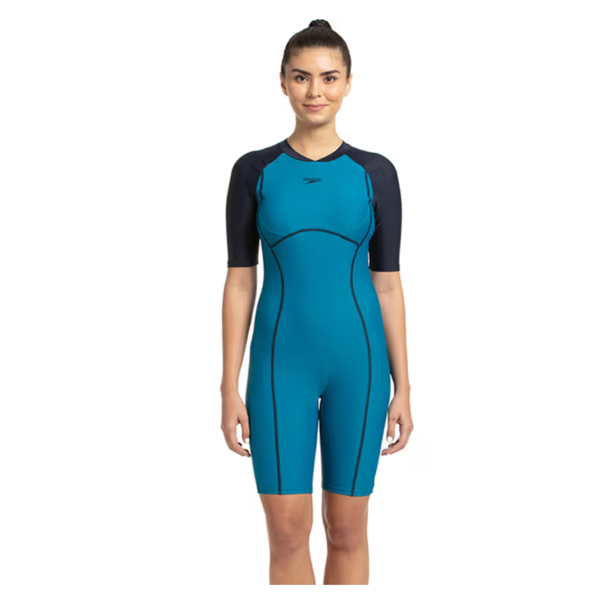 Speedo Women's Endurance Essential Splice Kneesuit Swimwear