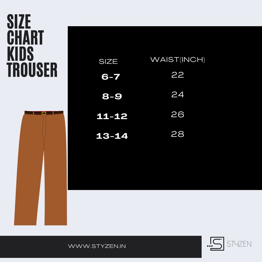Styzen Boy’s Active Golf Trousers (Flexi-Waist)