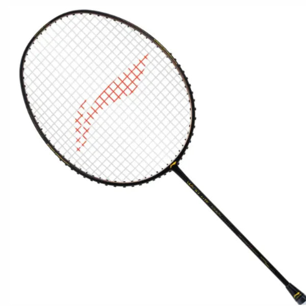 Li-Ning Wind Lite Stealth 77 grams Strung Badminton Racket - Black