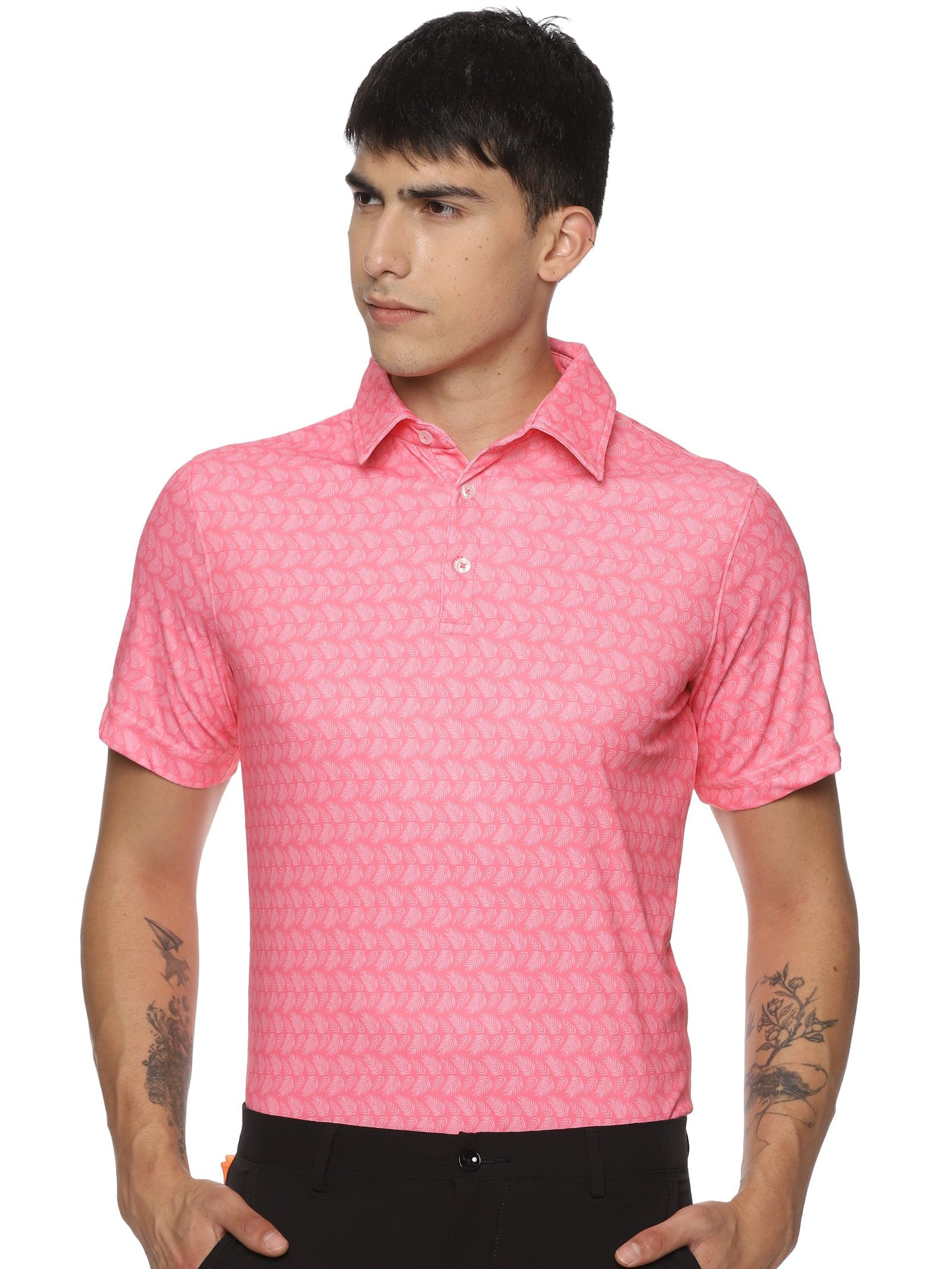 Styzen Foliage Men's Golf Polo T-shirt