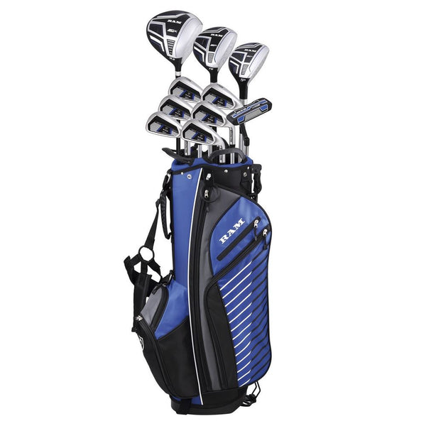 RAM Men's SDX Graphite/Steel Golf Set - Left Hand - Regular Flex