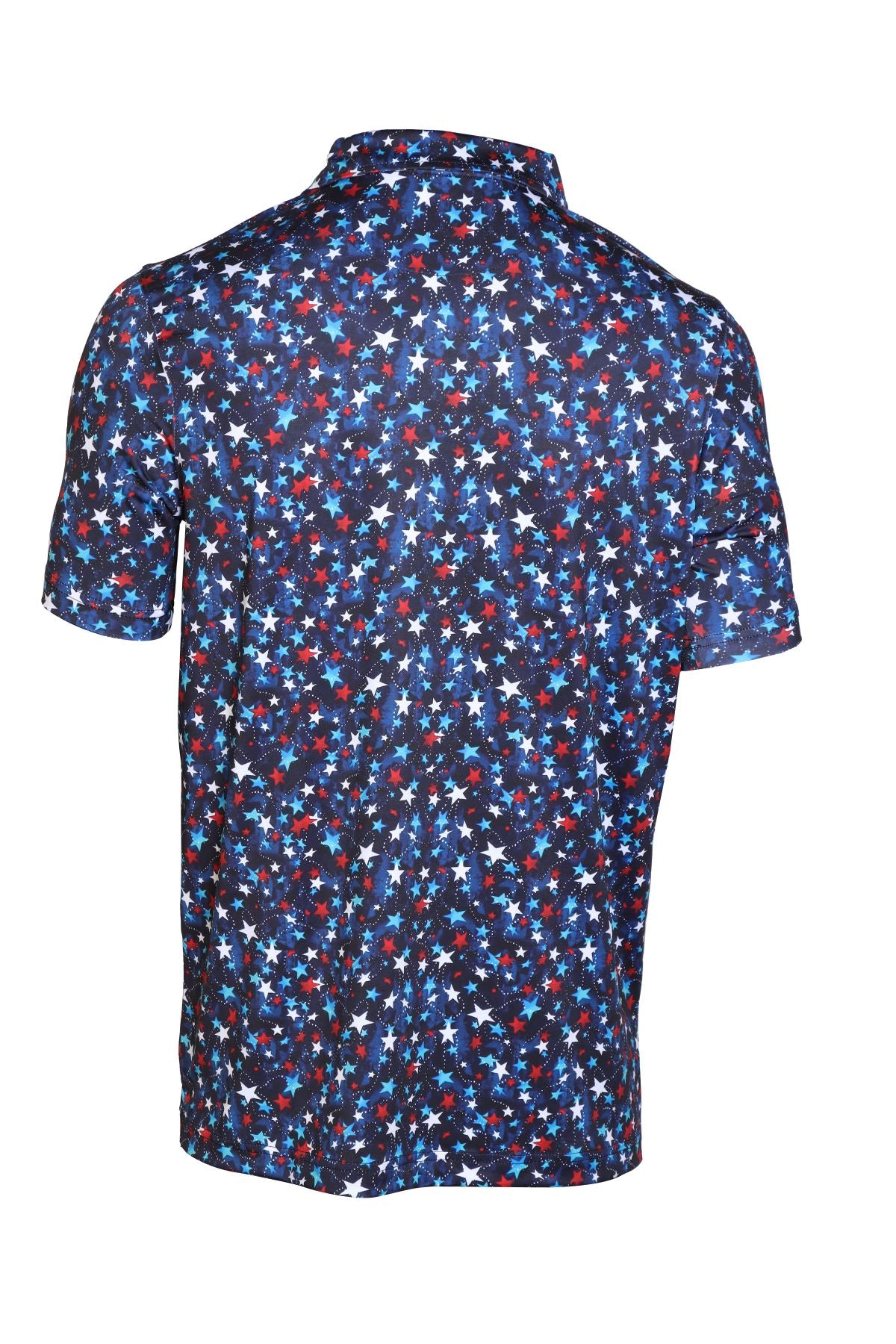 Sligo Men's Star Printed Polo T-shirt  (Indian Size)