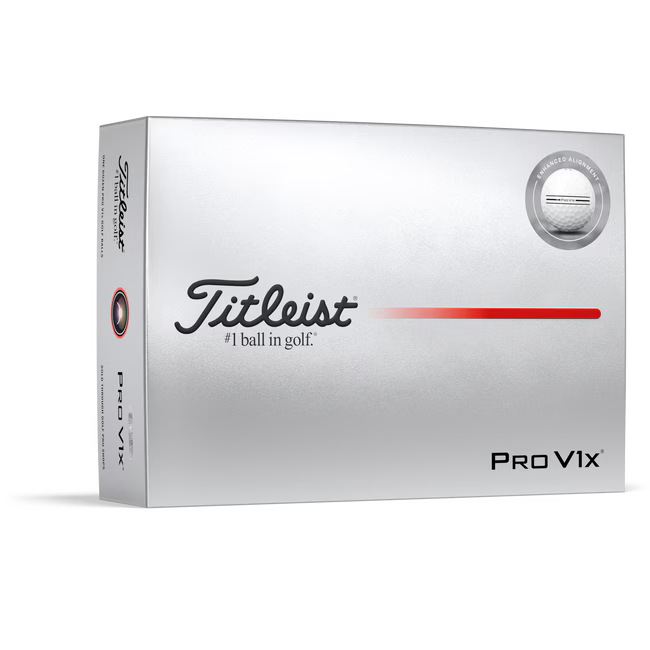 Titleist Pro V1X AIM Enhanced Alignment Golf Balls