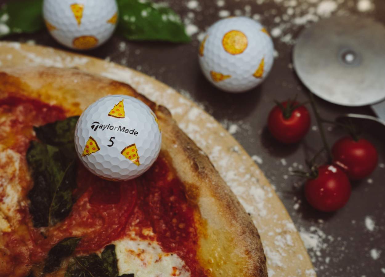 Taylormade TP5x pix Pizza Party Golf Balls (New Edition)