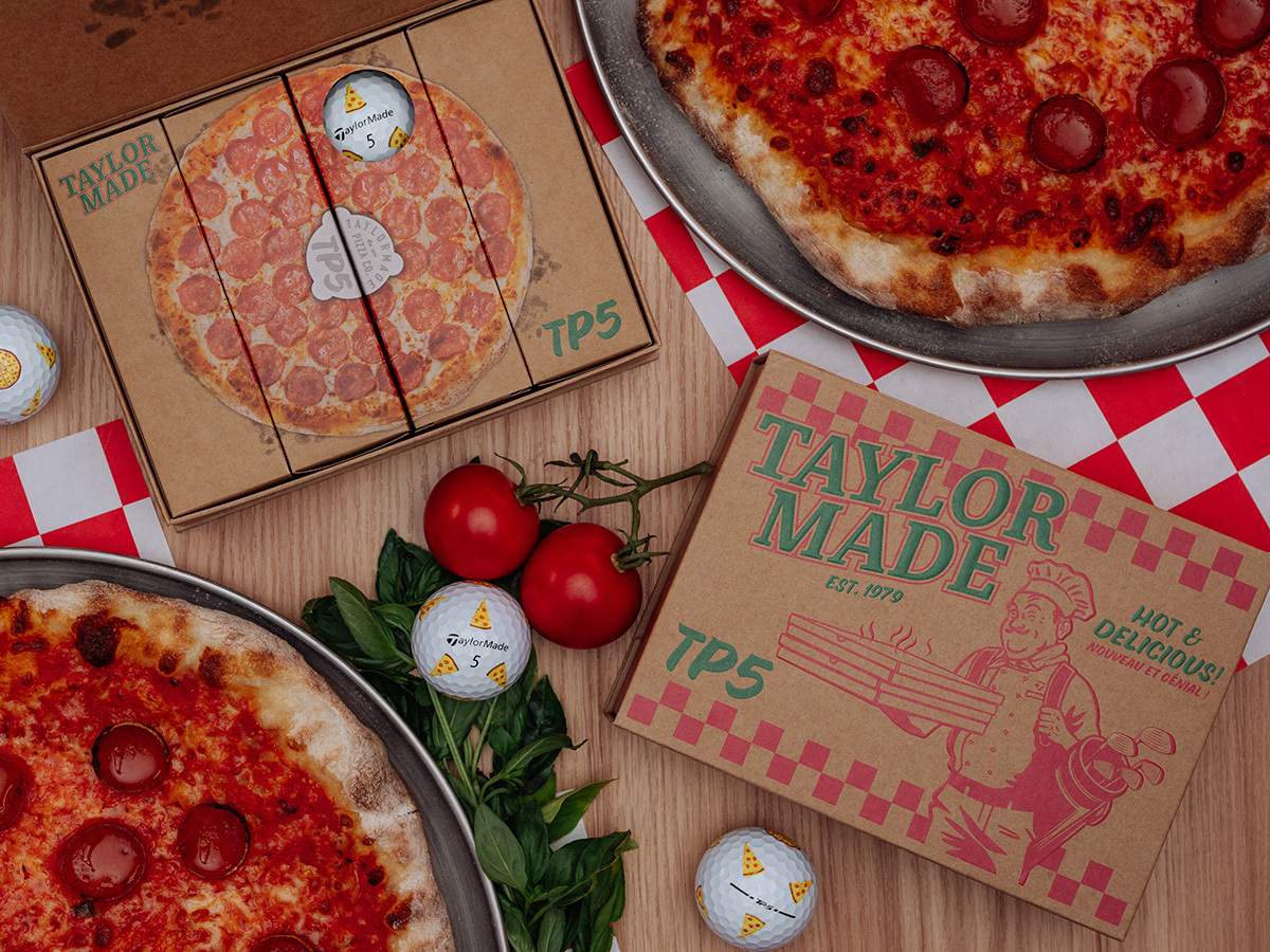 Taylormade TP5x pix Pizza Party Golf Balls (New Edition)