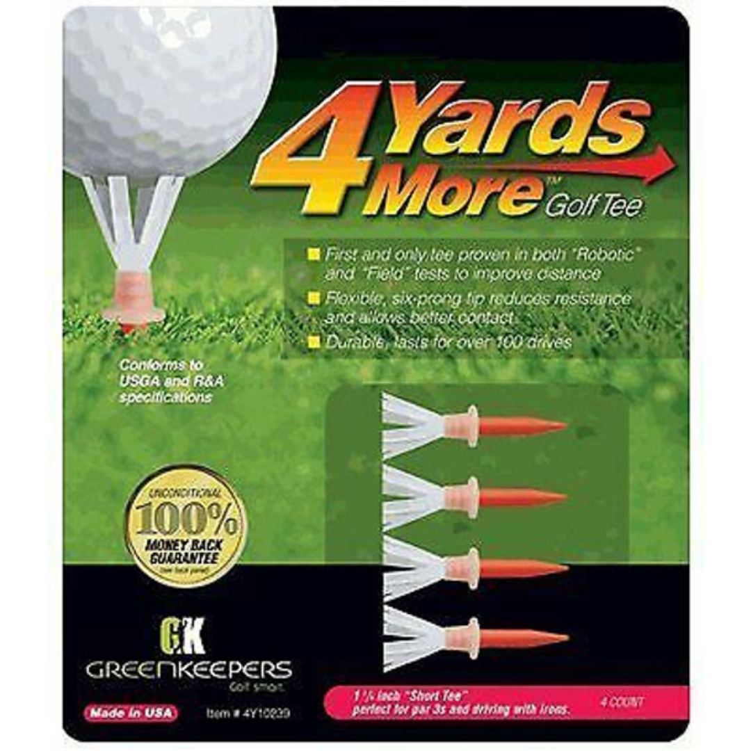 4 Yards More short Golf Tee (1 3/4 inches)