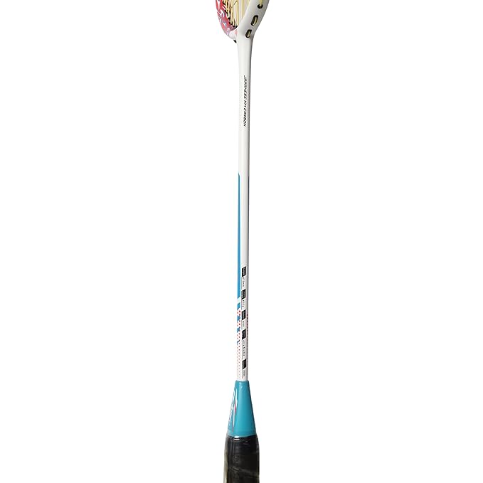 Carlton Heritage V5.0 G1 HL Strung Badminton Racket (White/Pink)