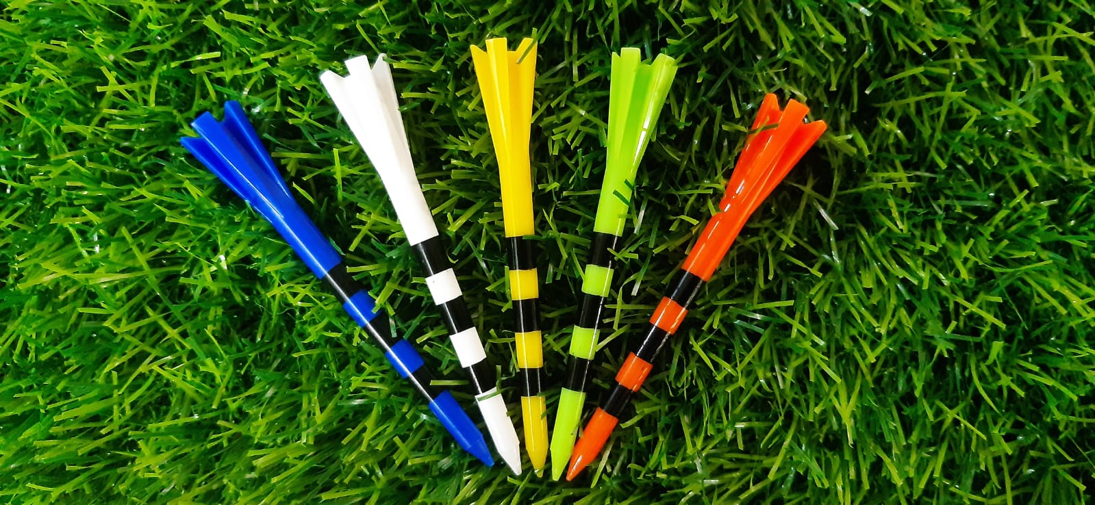 GolfBasic Step Marking Golf Tees (2 Sizes)