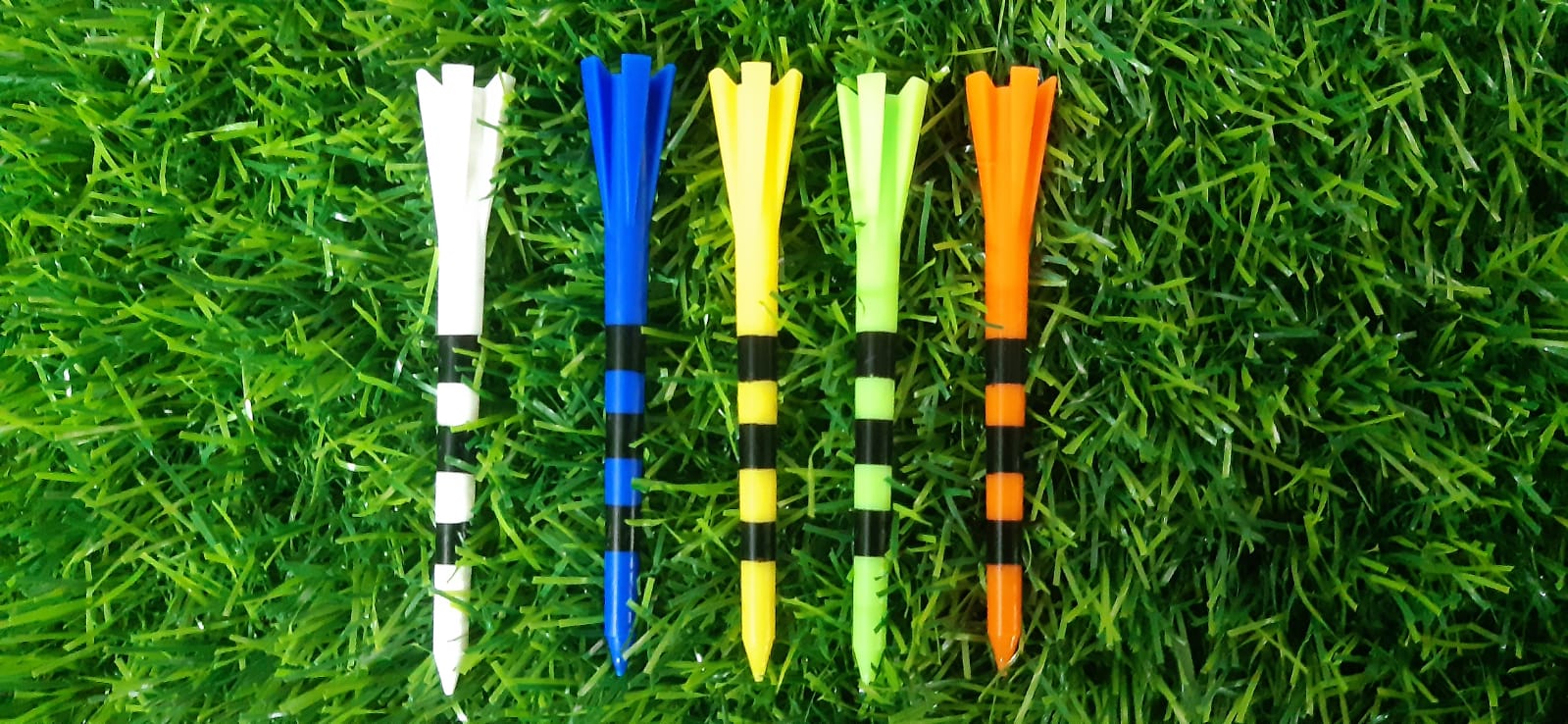 GolfBasic Step Marking Golf Tees (2 Sizes)