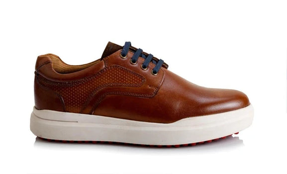 ESS Men’s Collian Lace up Spikeless Waterproof Golf Shoes