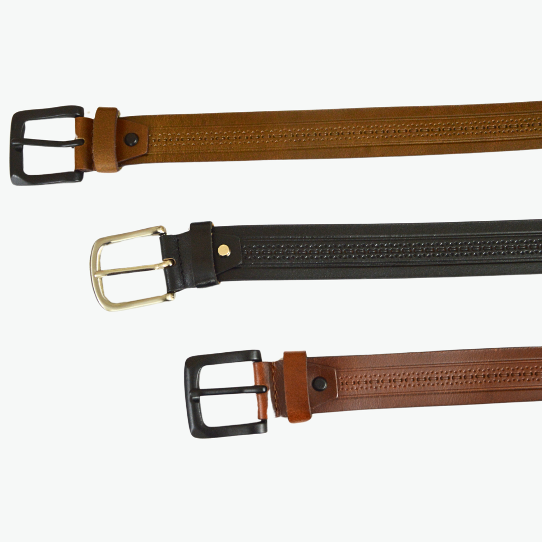 GolfBasic Elite 300 Leather Belt for Men